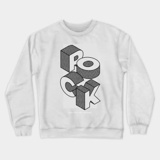 "Rock will Never Die" Crewneck Sweatshirt